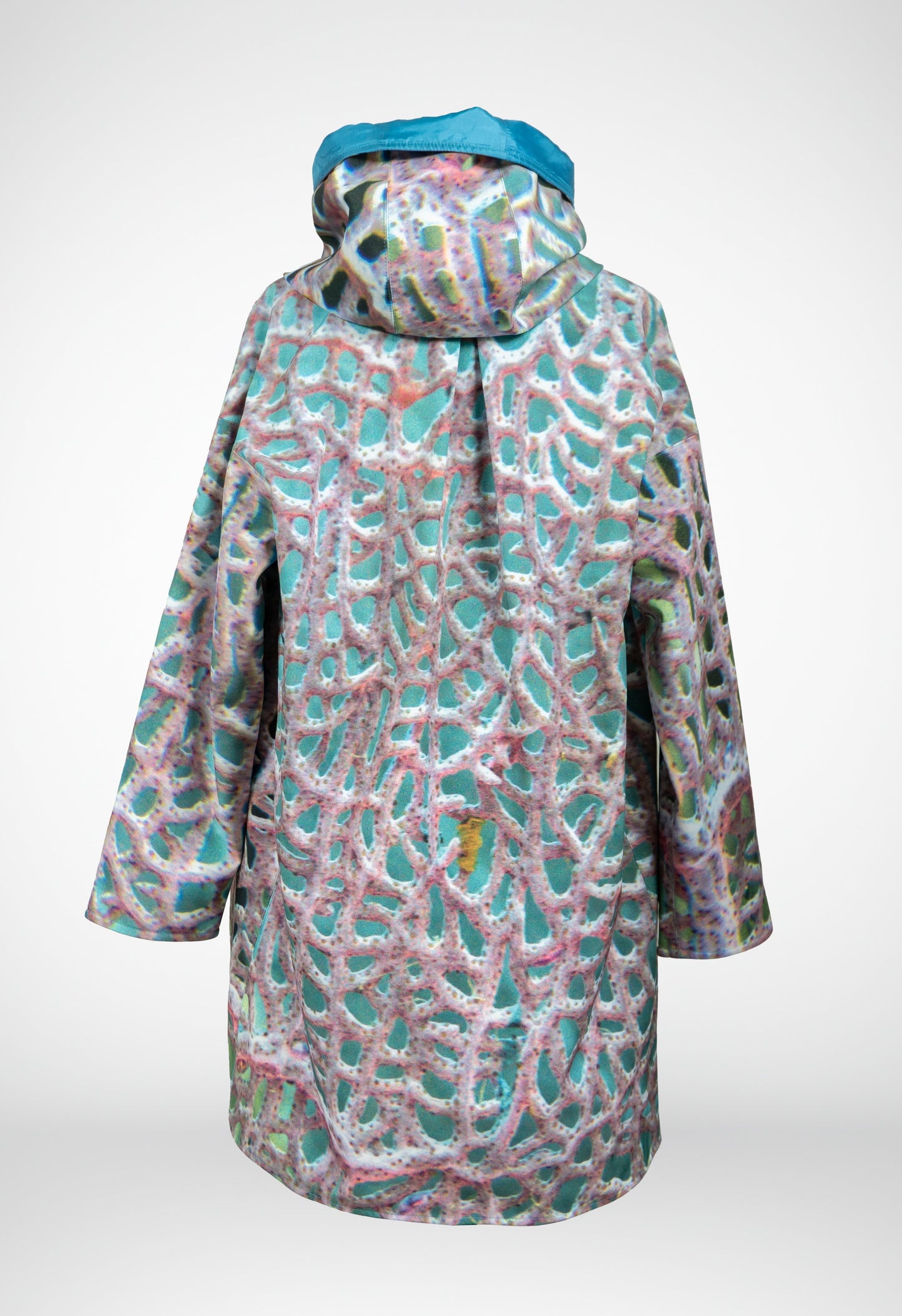 Colombian Purple Coral Oversized Waterproof Cape