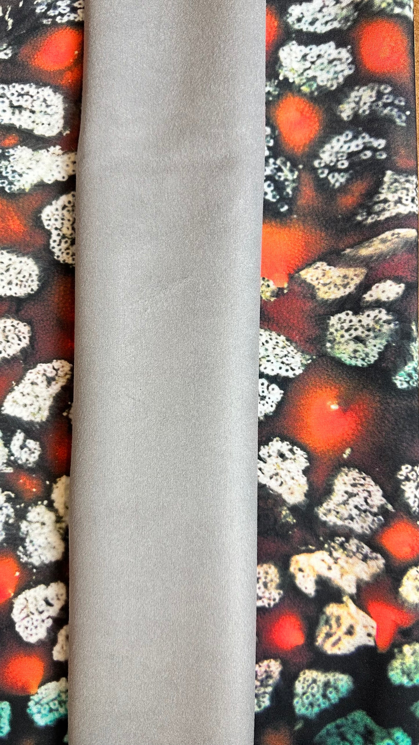 Celestial Red Coral Waterproof Jacket with Waist Belt