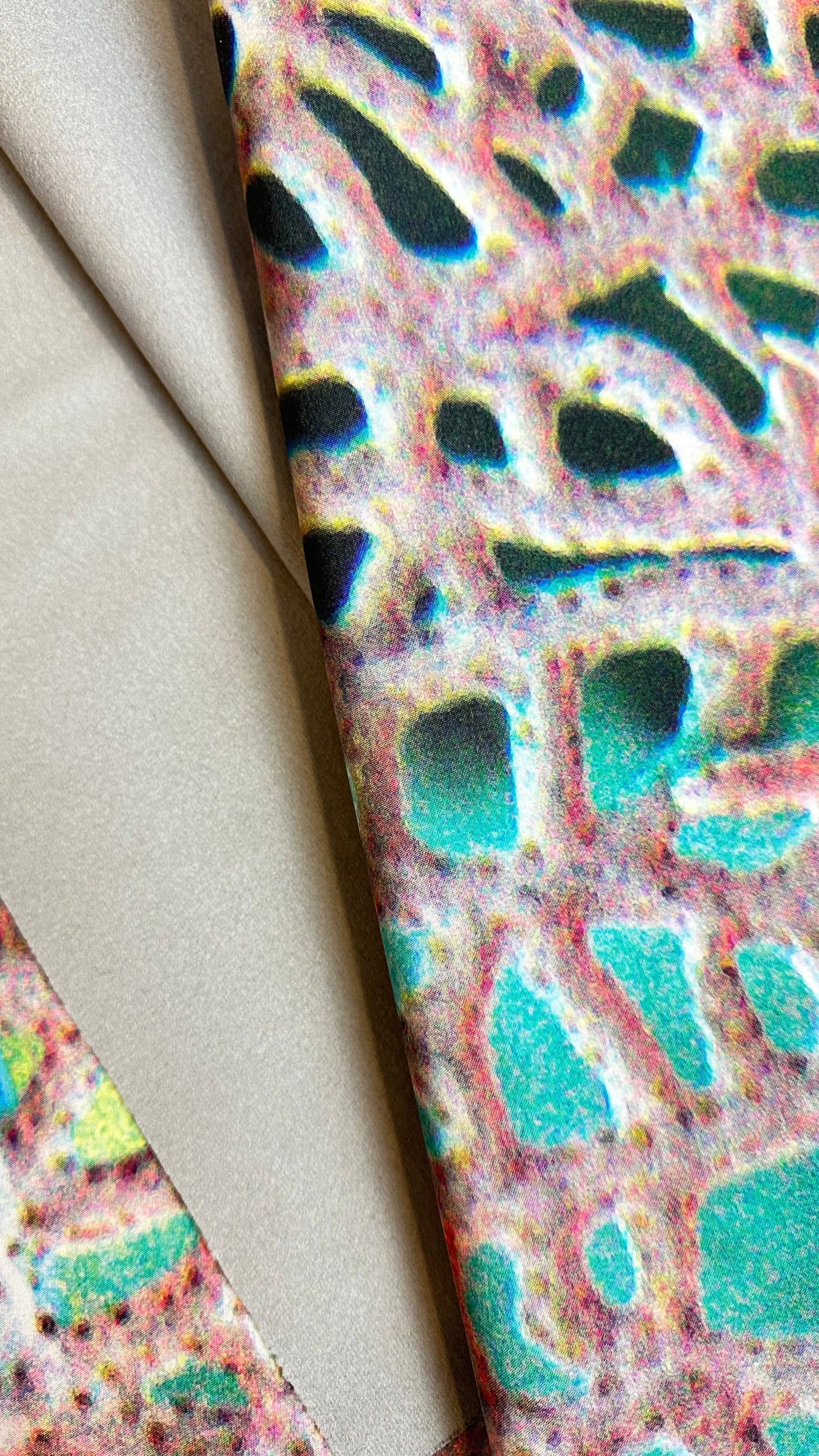 Purple Colombian Reef Shoulder Strap Tote Bag