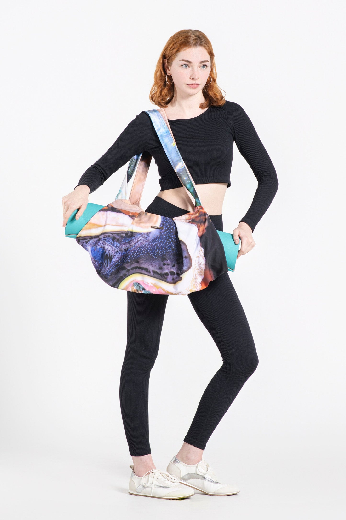Multicoloured Yoga Bag with Zipper