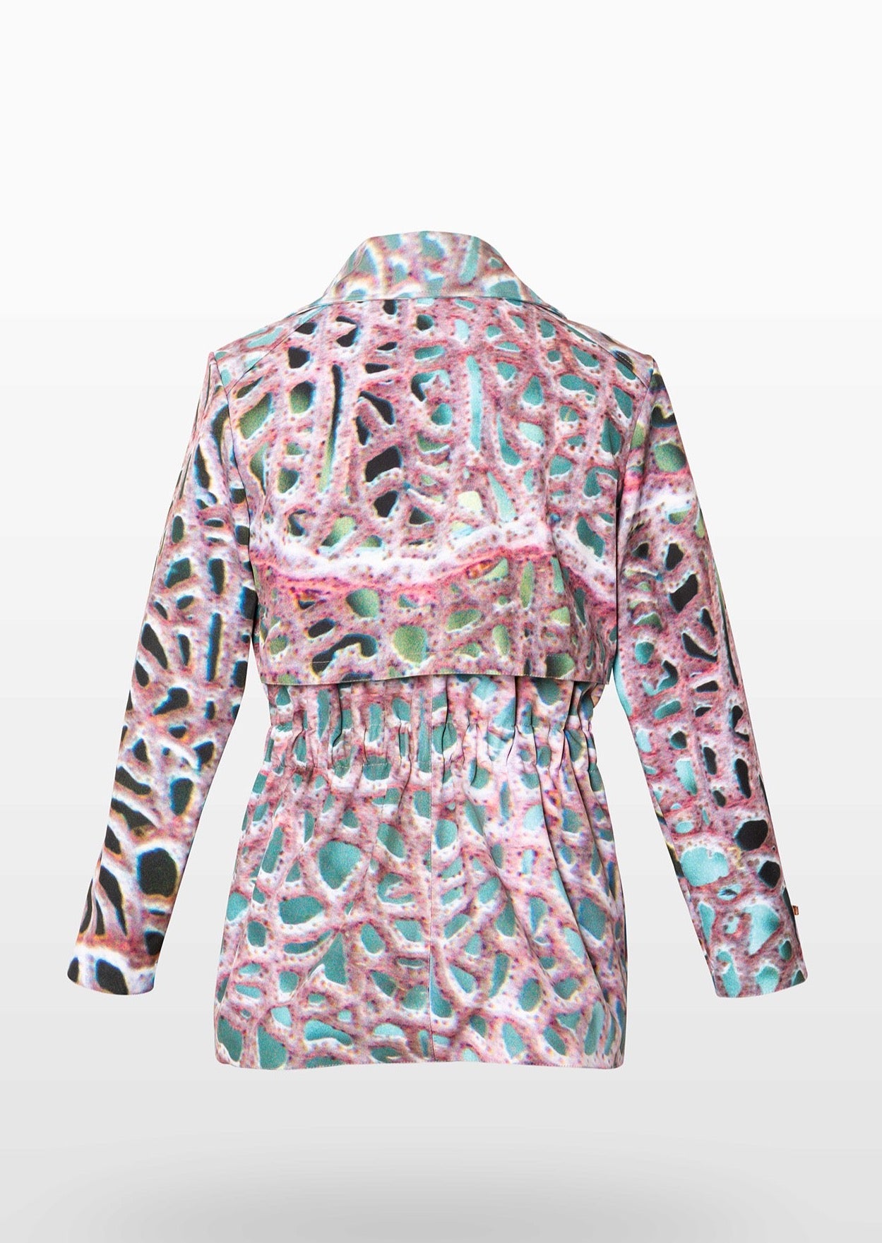 Purple Colombian Reef Waterproof Jacket with Waist Belt