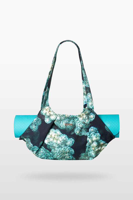 Emerald Green Reef Yoga Bag with Zipper