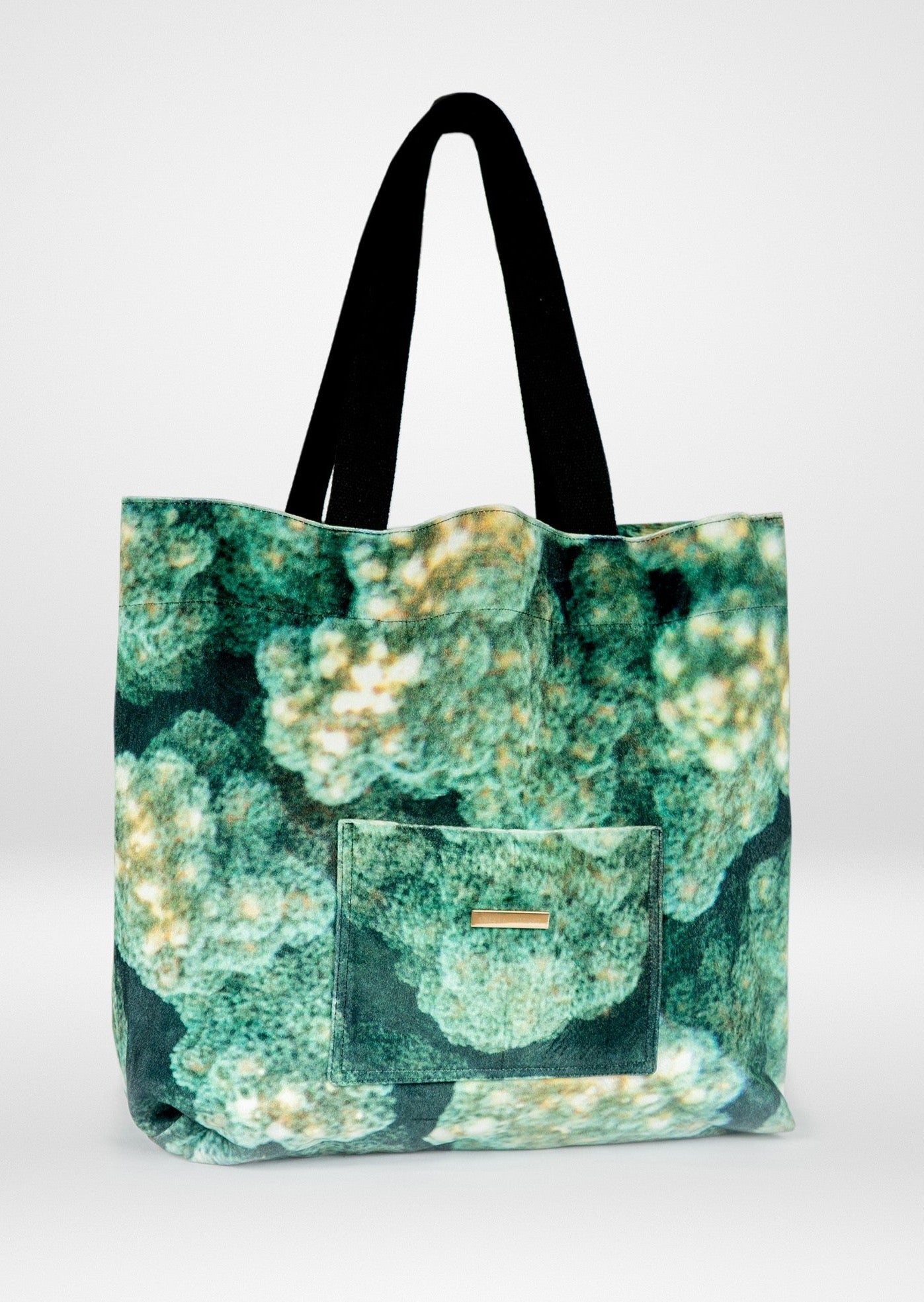 Emerald Green Reef Tote Bag
