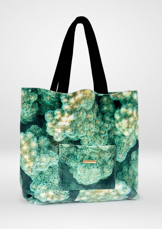 Emerald Green Reef Tote Bag