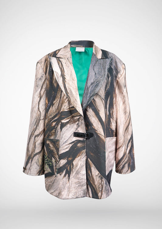 Sepia Brown Waterproof Blazer