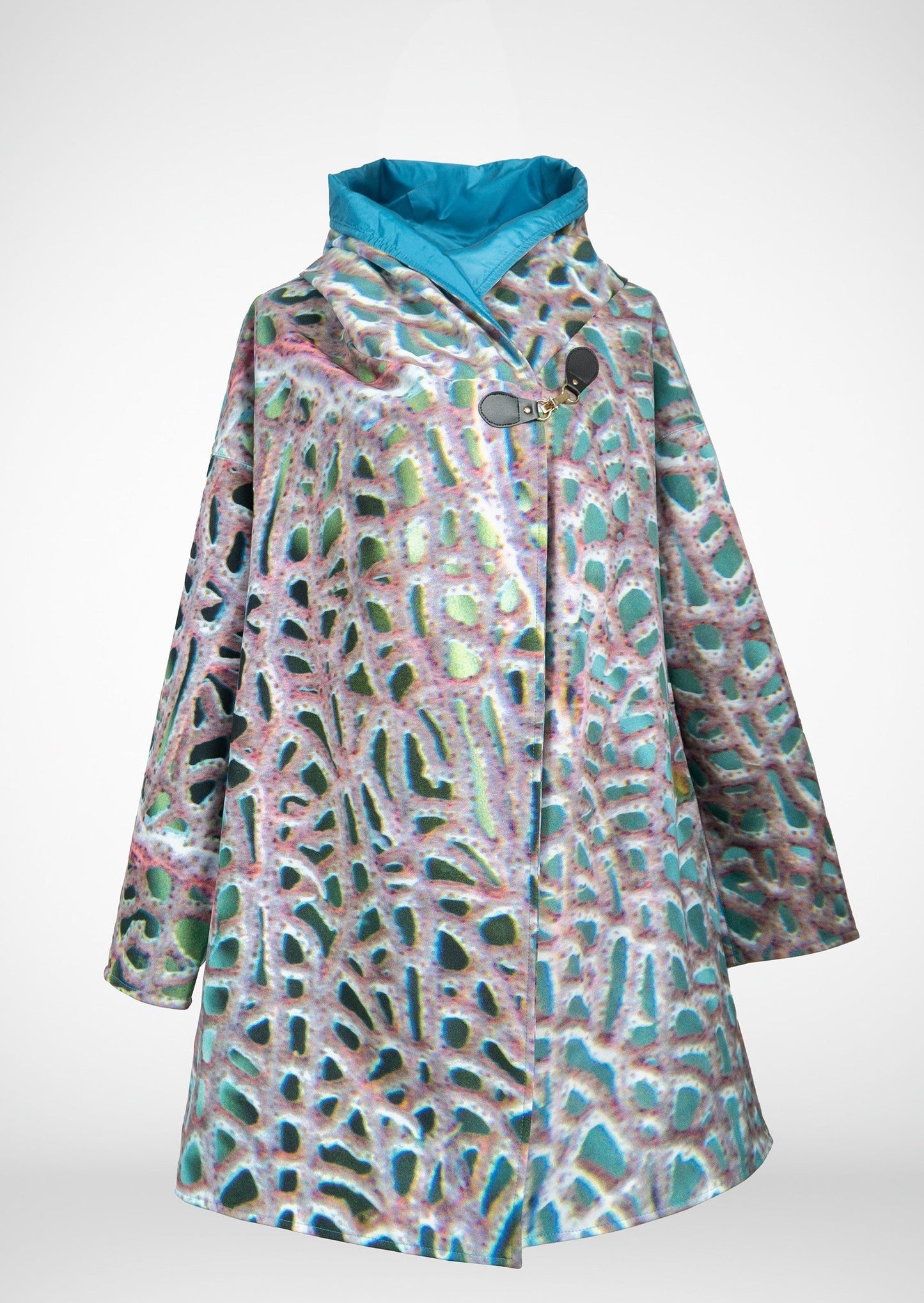 Colombian Purple Coral Oversized Waterproof Cape