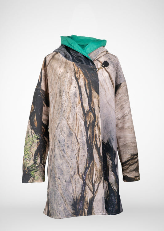 Sepia Brown Oversized Waterproof Cape