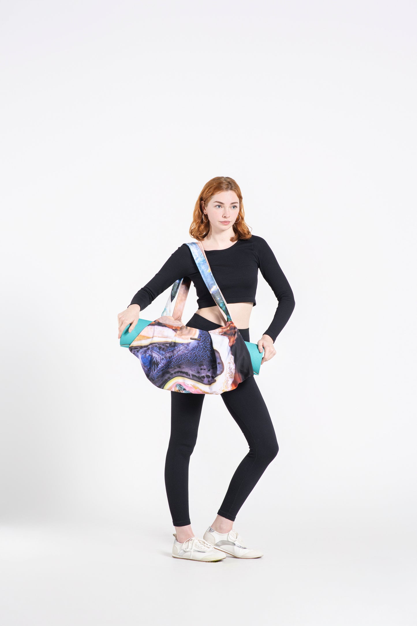 Multicoloured Yoga Bag with Zipper