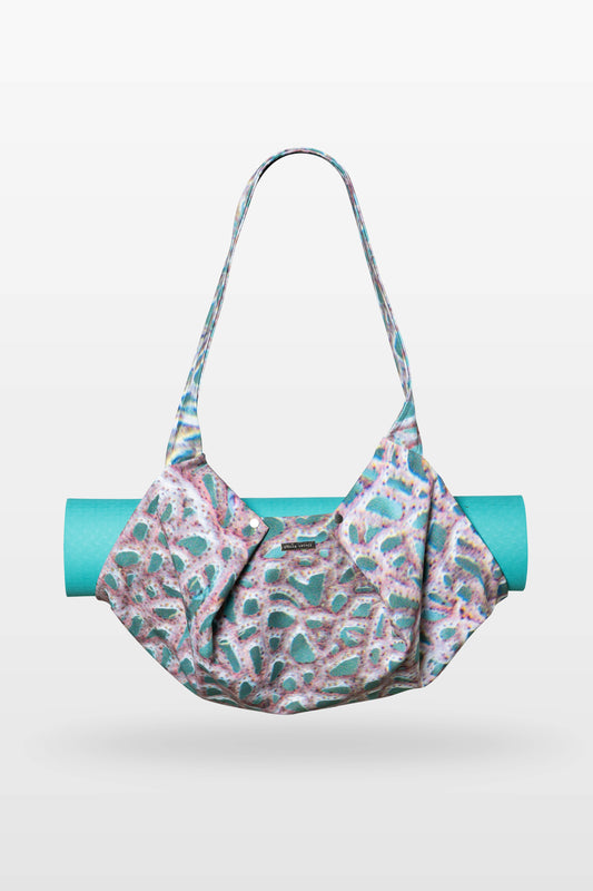 Purple Colombian Coral Yoga Bag with Zipper