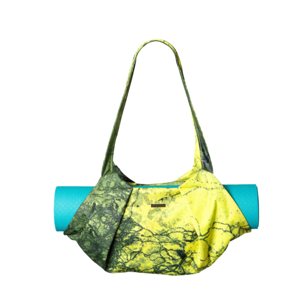 Yellow Algae Yoga Bag with Zipper