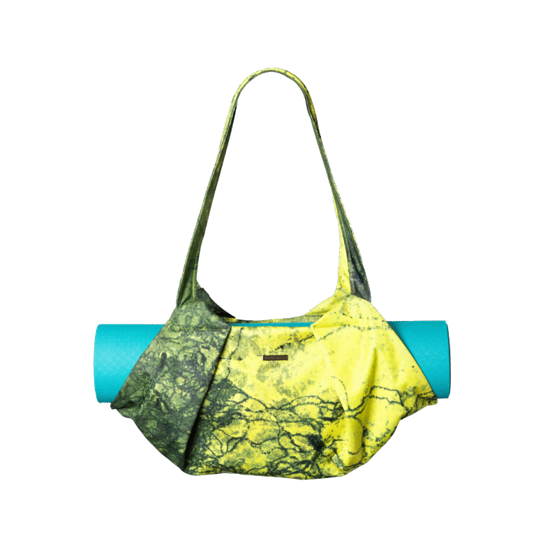 Yellow Algae Yoga Bag with Zipper