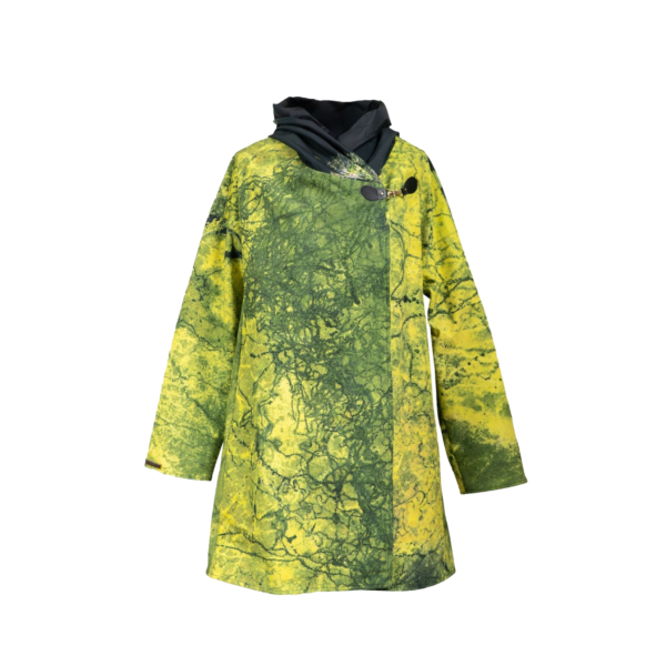 Yellow and Green Algae Oversized Waterproof Cape