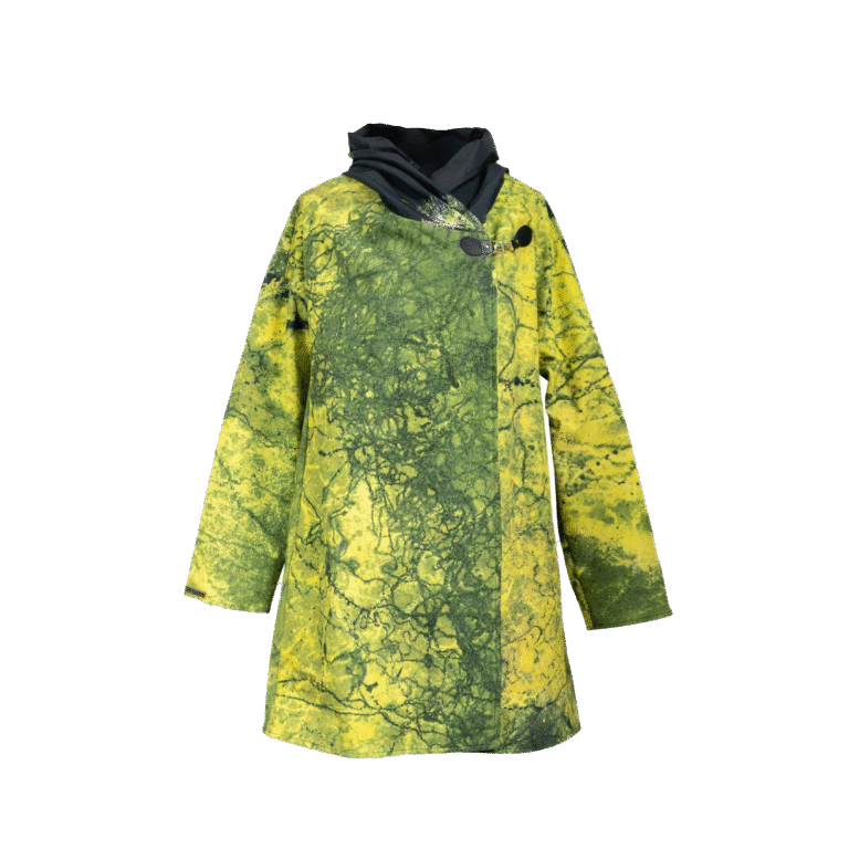 Yellow and Green Algae Oversized Waterproof Cape