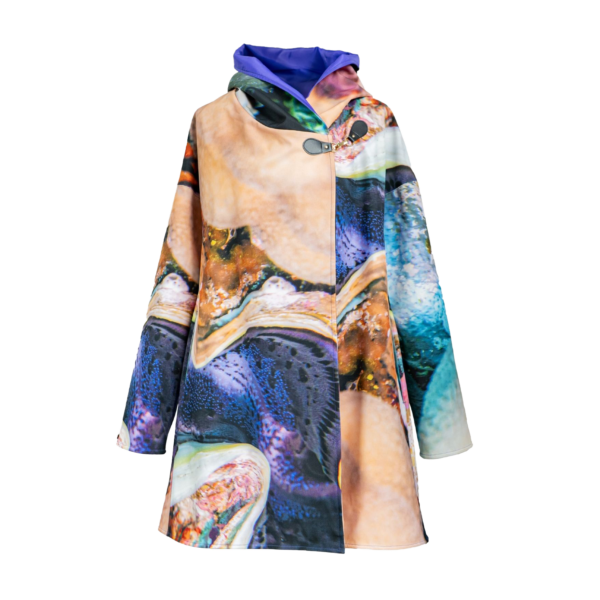 Waterproof  Elegant Cape.Violet Silver Glow