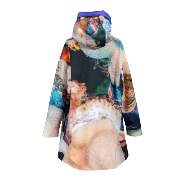 Waterproof  Elegant Cape.Violet Silver Glow