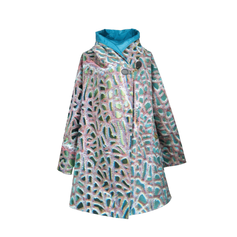 Colombian Purple Coral Oversized Waterproof Cape
