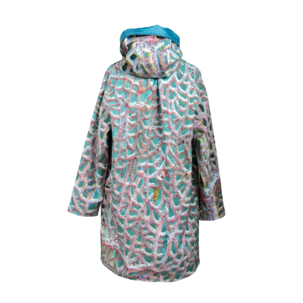 Colombian Purple Coral Oversized Waterproof Cape