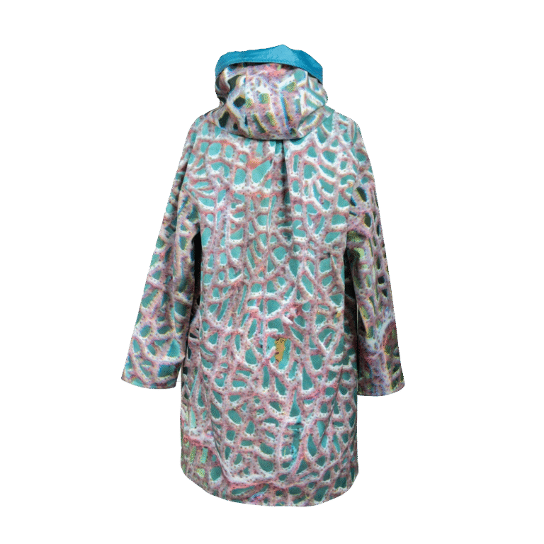 Colombian Purple Coral Oversized Waterproof Cape