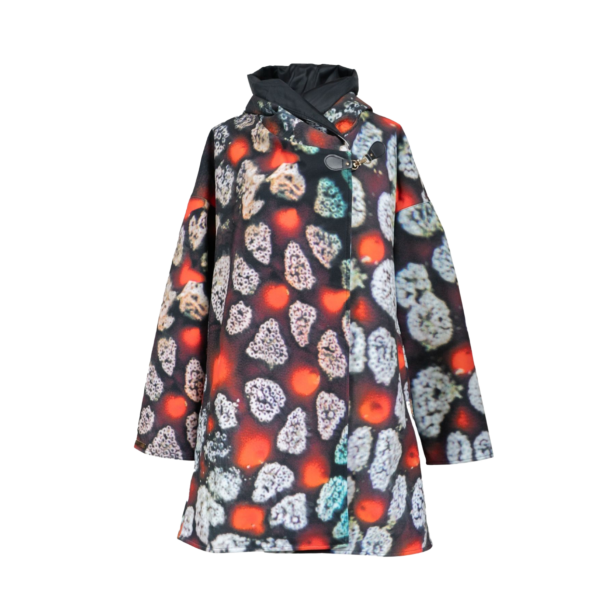 Celestial Red Ecuadorian Oversized Waterproof Cape
