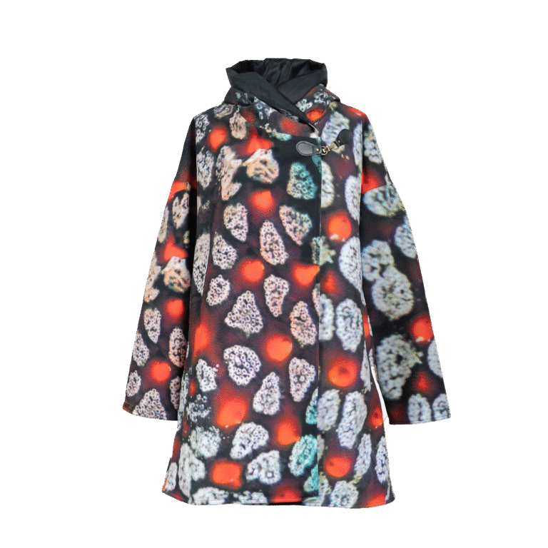 Celestial Red Ecuadorian Oversized Waterproof Cape