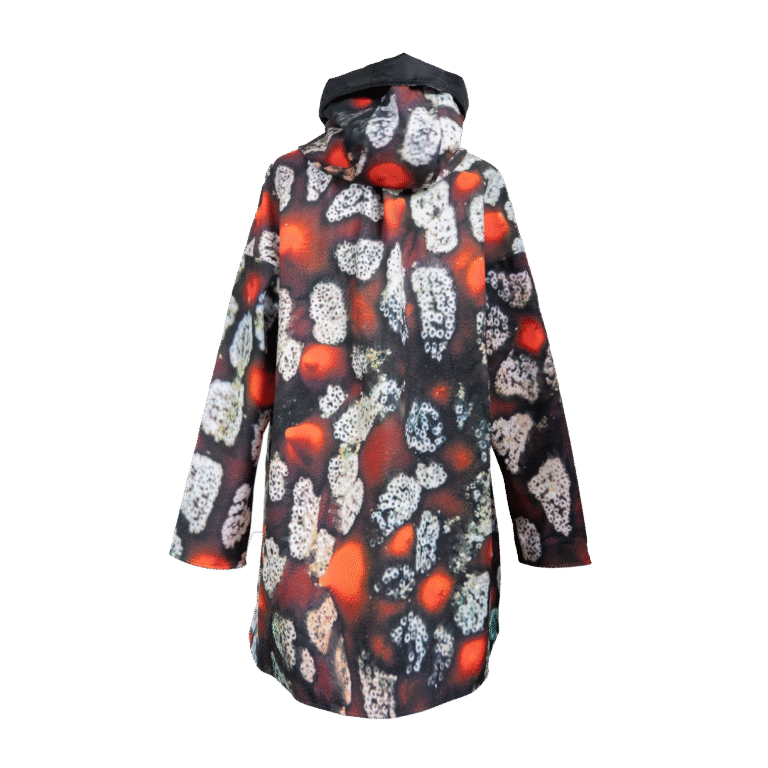 Celestial Red Ecuadorian Oversized Waterproof Cape