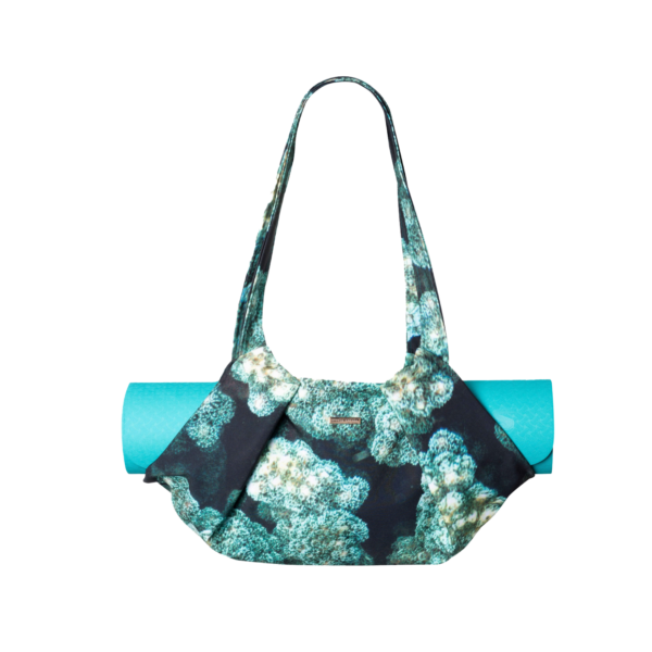 Green Reef Yoga Bag with Zipper. Ecuadorian  Collection