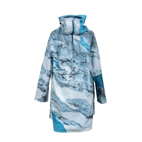 Alaskan Glacier Blue Oversized Waterproof Cape