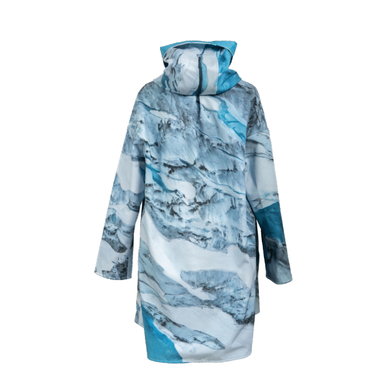 Alaskan Glacier Blue Oversized Waterproof Cape