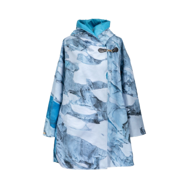 Alaskan Glacier Blue Oversized Waterproof Cape