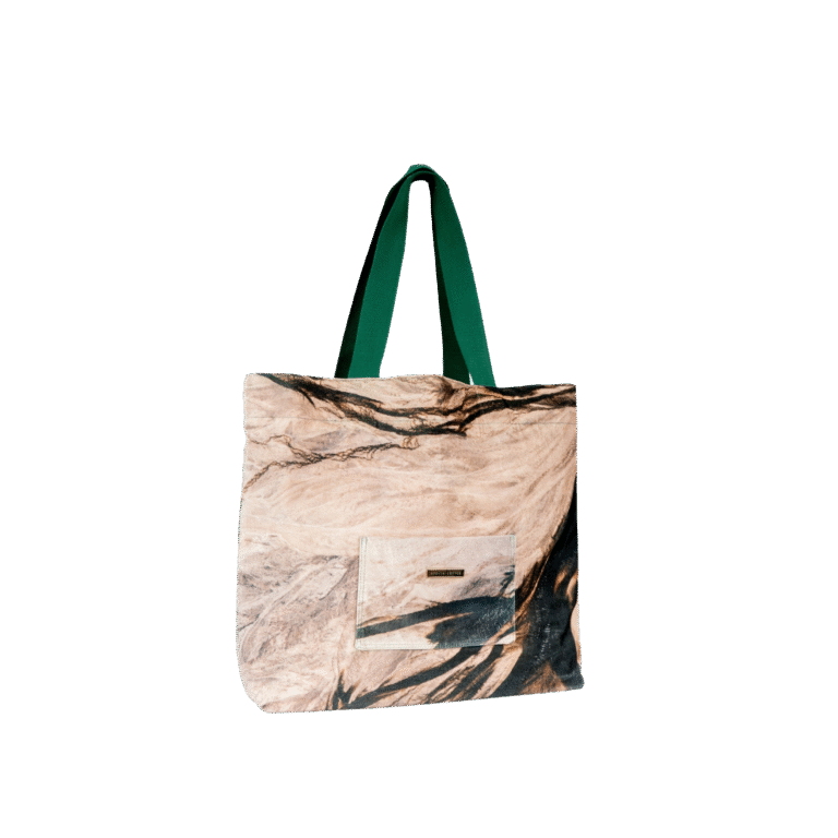 Torba na co dzień z artystycznym nadrukiem. Strumień Natury