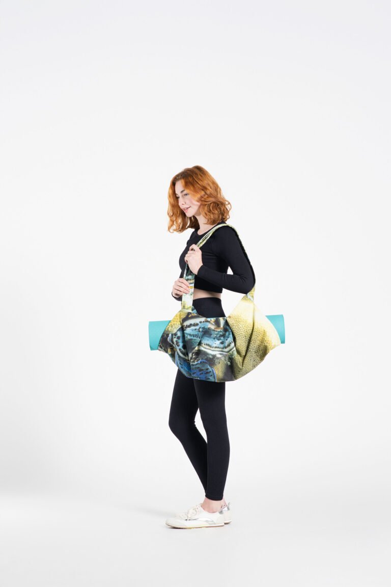 Yoga Bag . Aquatic Blue and Green