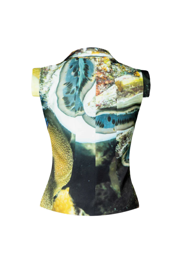 Women’s Vest . Emerald Morning of Nature