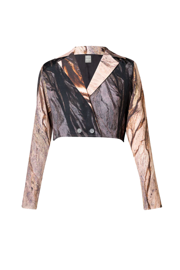 Women’s Short Blazer – Stream of Nature.